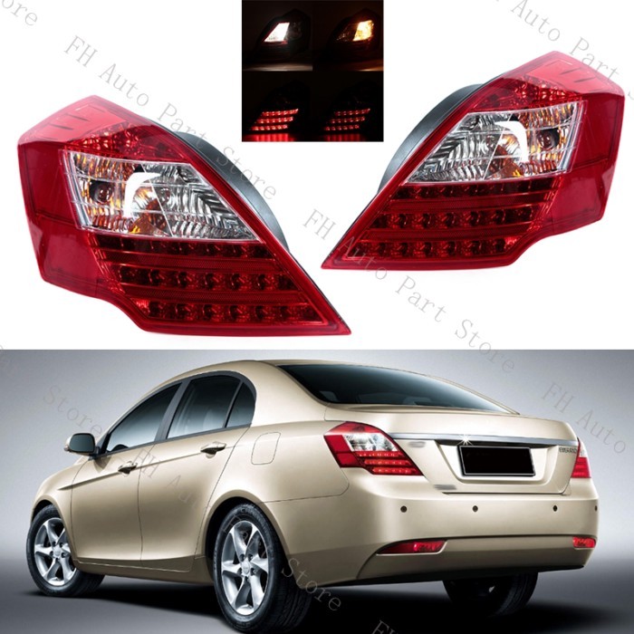 Taillight Taillamp For Geely Emgrand EC7 Emgrand EV EC718 EC715 2008-2012 Rear Bumper Tail Lamp Tur