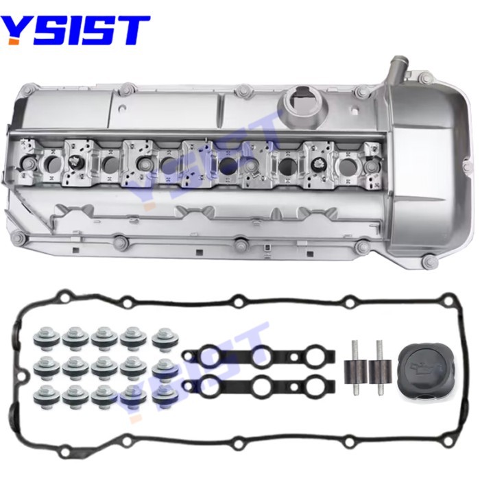 New Aluminum Engine Valve Cover for BMW M54 M52 B20 B25 B28 E53 E36 E46 E39 X5 Z3 2.5L 2.8L 3.0L Cy