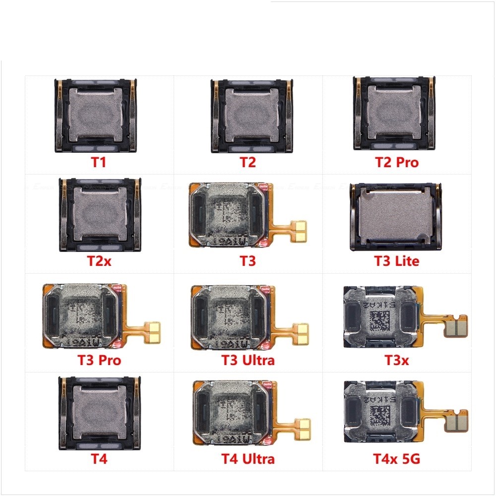 Top Ear Speaker Receiver Earpieces Flex Cable Parts สําหรับ Vivo T1 T2 Pro T2x T3 Lite Ultra T3x T4 
