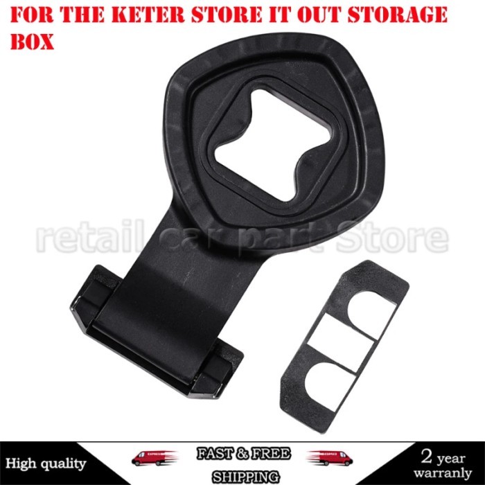 High Quality Keter W26H Replacement Hinge Lock For Keter Store it Out Storage Box- woodland Midi SI