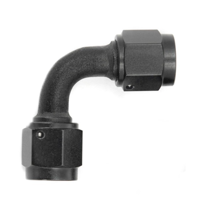 Aluminium Anodized Black AN6 An8 An10 Female to 6AN 8AN 10AN Female 0 90 120 Degree Swivel Coupler