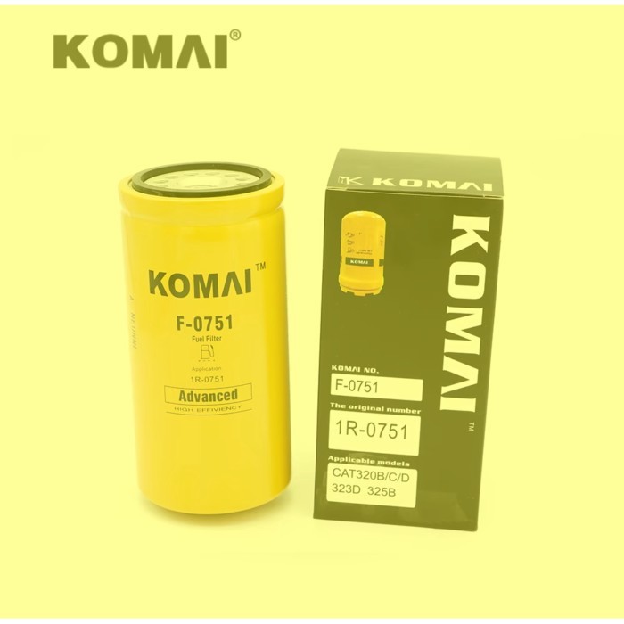 Komai Excavator Diesel Engine Fuel Filter 1R-0751 1R-0759 364-5287 for 320B/C/D  325B/BL