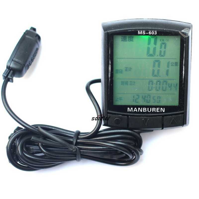 สายนาฬิกาจักรยาน กันน้ํา พร้อม Speedometer และ Luminous - MS-603