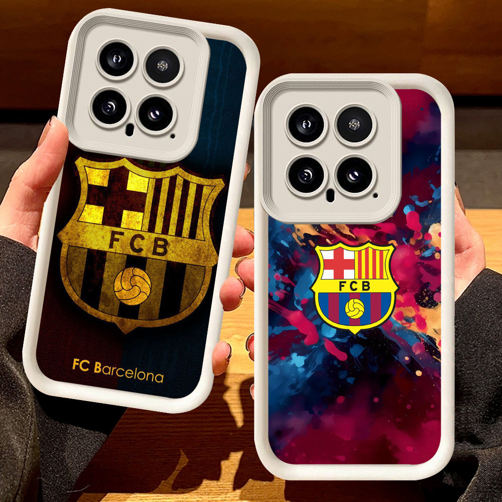 G-26 Barcelona Casing สําหรับ Xiaomi 13T 15T 14 14T Pro สีดําและสีขาว