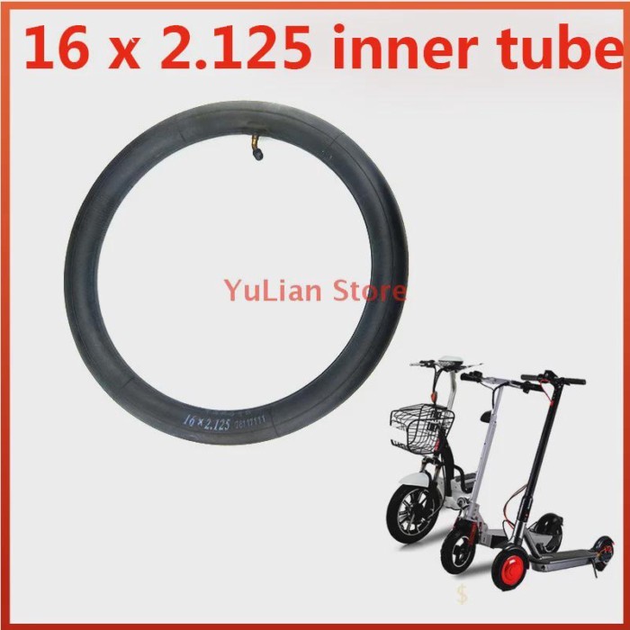 Free shipping 16 inch Inner Tube 16 x 2.125 inner tube Special angle fits many gas electric scooter