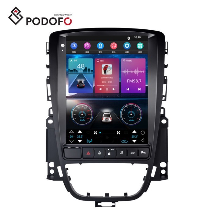 Podofo 9.7" Android 11 Car Stereo Car Radio For Buick Excelle GT/Opel Astra 2006-2014 Carplay Andro