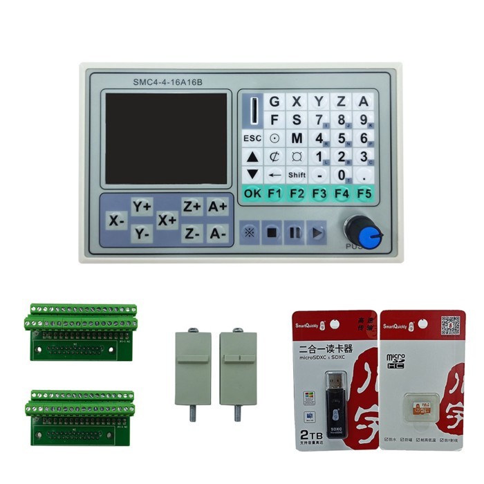 CNC controller SMC4-4-16A16B offline controller 50KHZ CNC 4 Achsen Breakout Board Carving Gravur Ma