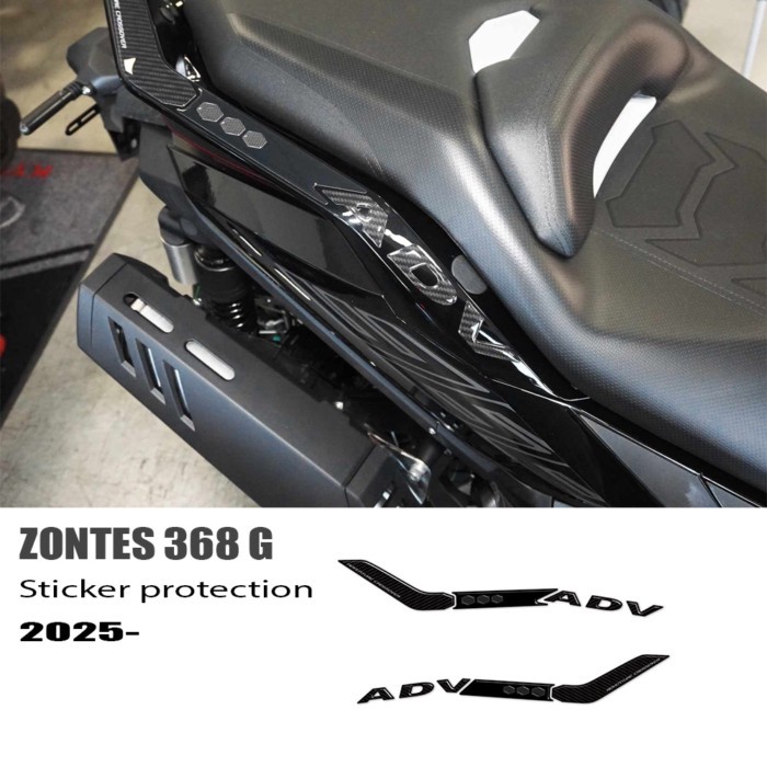 3D Motorcycle Skateboard Handle Protective Sticker Device for Zontes 368 G Compatible with 2025