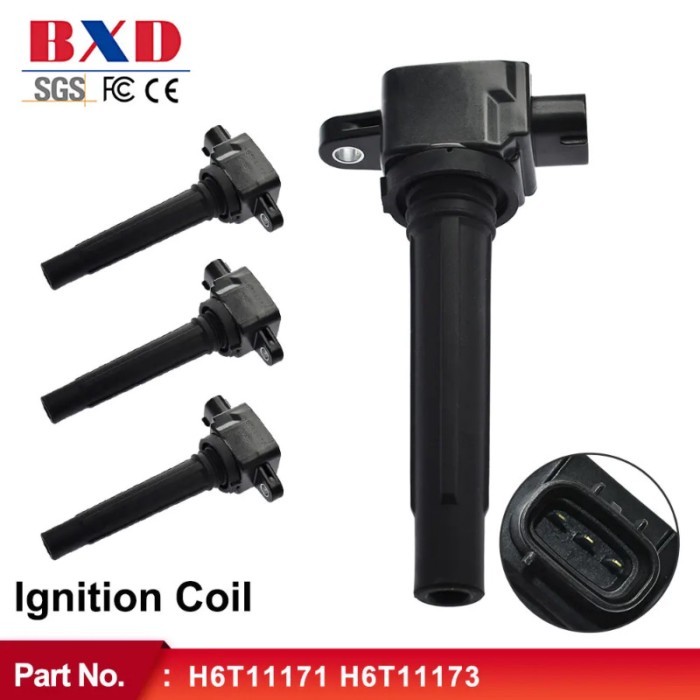 1/4pcs Automotive Ignition Coil H6T11171 H6T11173 For SUZUKI OUTBOARD MARINE DF150-DF300 OE# H6T115