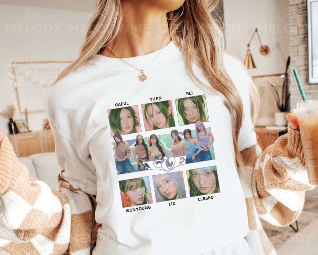 เสื้อยืด Ive Kpop มีจํานวนจํากัด| เสื้อ Ive Switch| เสื้อยืด Vintage Retro Unisex| Heya Shirt Ive Di