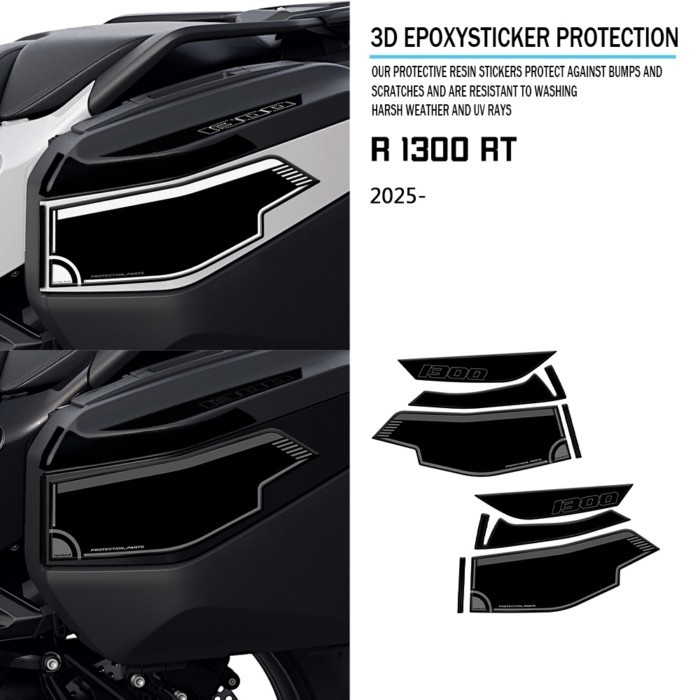 For R 1300RT R1300RT 2025 R 1300 RT 2025 Triple Black Motorcycle Accessories Luggage Protection 3D