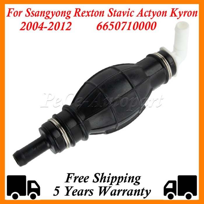 Fuel Priming Pump 6650710000 For Ssangyong Rexton Stavic Actyon Kyron 2004-2012 D20DT/D27DT (2.0/2.