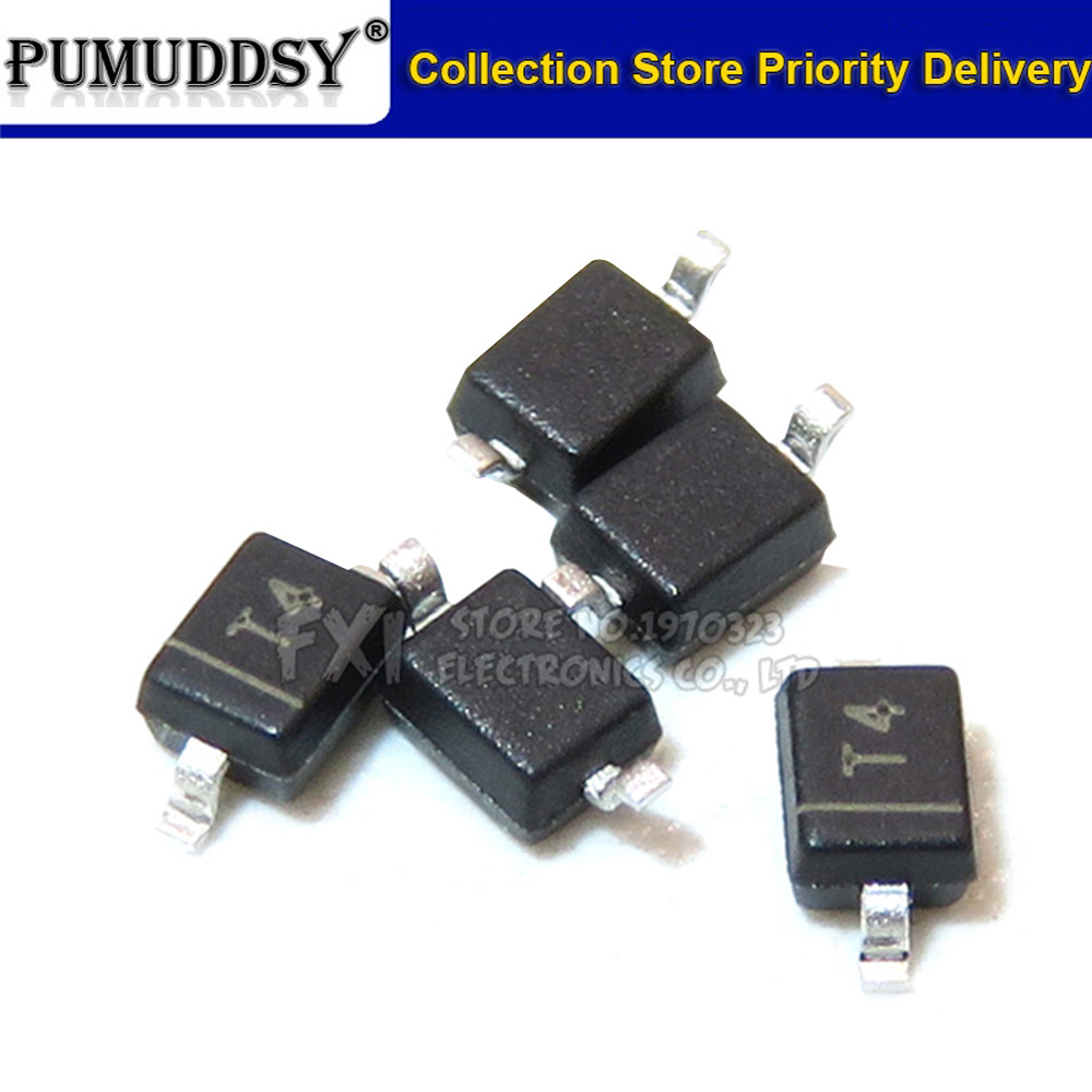 100PCS SMD ไดโอด 1N5819 1N4007 1N4148 SOD-123 SOD123 SOD-323 1206 1N4148WS 1N5819WS B5819WS SOD323 P