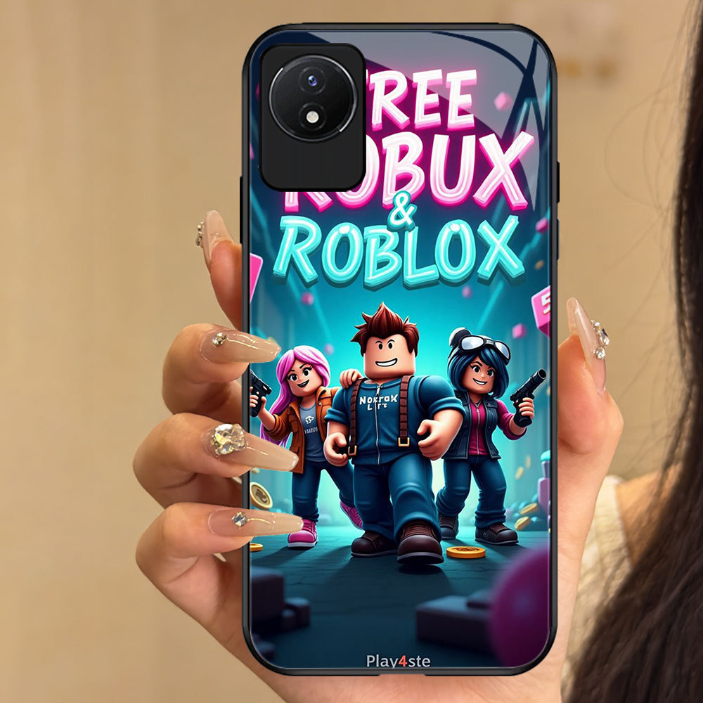 TT-24 R_Roblox ปลอก hp แก้ว VIVO Y02 V5 Y81S Y81 Y02T Y66 Y02A V19 Y67 Y81i V17 Pro Lite