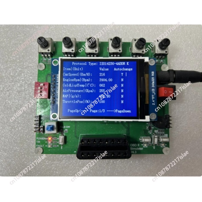 OBD/ECU/J1939/Car Simulator