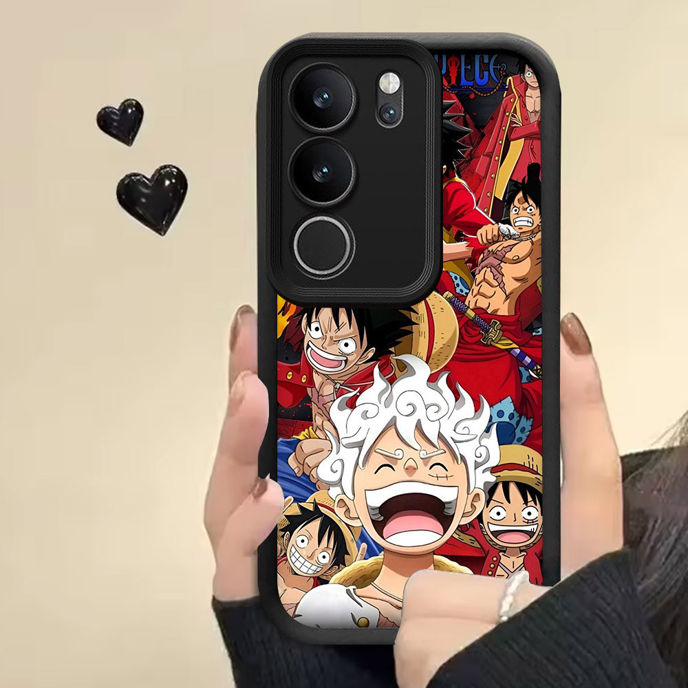 R8 One Piece Luffy ปลอกซิลิโคนสําหรับ VIVO Y21d Y400 Y300 Y19S V40 Lite Pro 5G