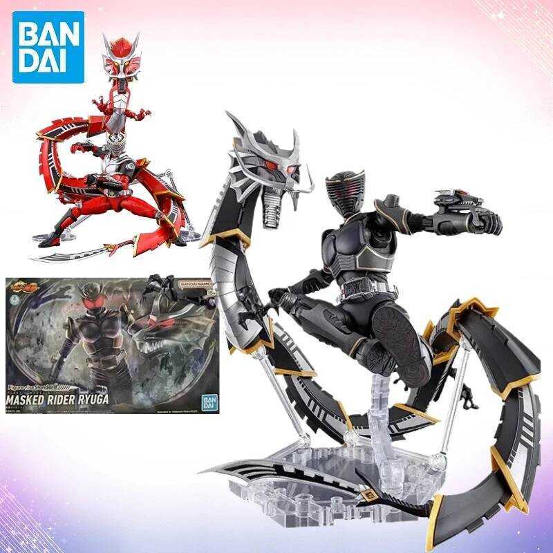 Bandai Original Figure-rise Standard FRS Masked Kamen Rider Anime Model RYUGA RYUKI Joints Movable