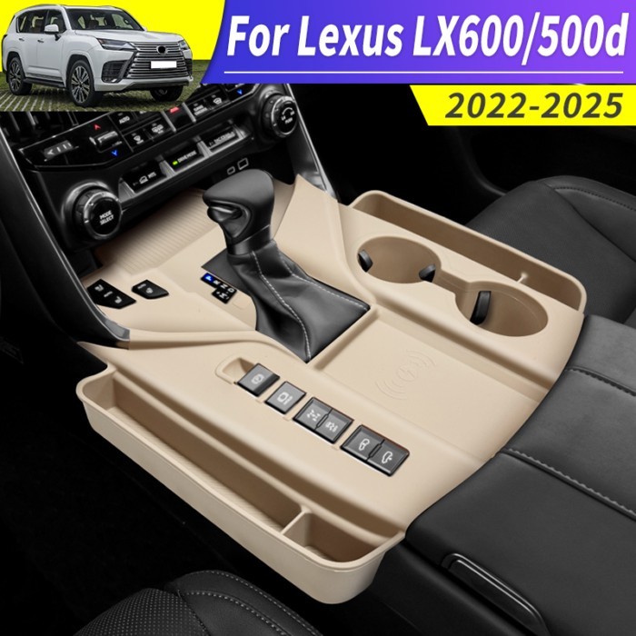 For 2022-2025 2024 Lexus LX600 LX500d center console Storage Protection sleeve gear cover LX 600 In