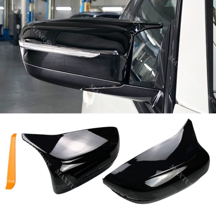 High Quality ABS M Style Rearview Mirror Cover Cap Shell Frame Trim For BMW 3 4 5 6 7 8 Series G20