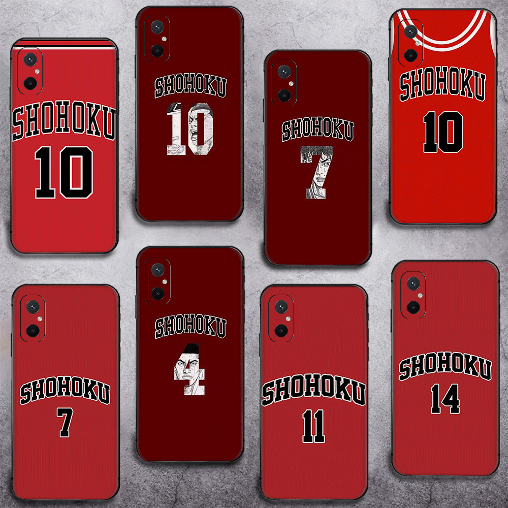 Redmi 10X 10c 10 11A 12C 12 13 13C A1 A2 ความเข้ากันได้เคสโทรศัพท์ TPU ฝาครอบป้องกันแบบนุ่ม Slam Dun