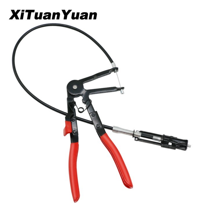 Clamping Pliers Bendable Hose Clamps Cable Type Flex Cable Long Auto Hose Clamps Straight Hose Bund
