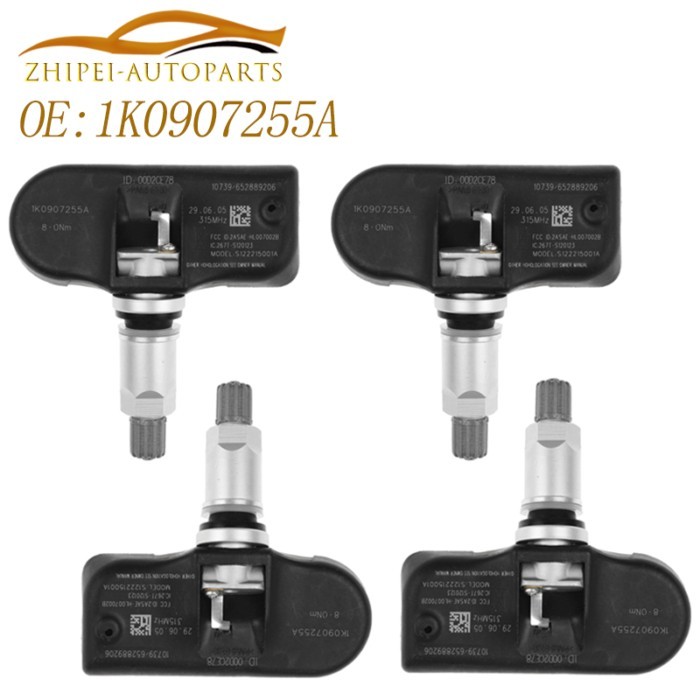 1K0907255A TPMS Tire Pressure Monitor Sensor Car 315MHZ 1K0907253D For Audi A3 A4 A5 Q5 S3 for VW B