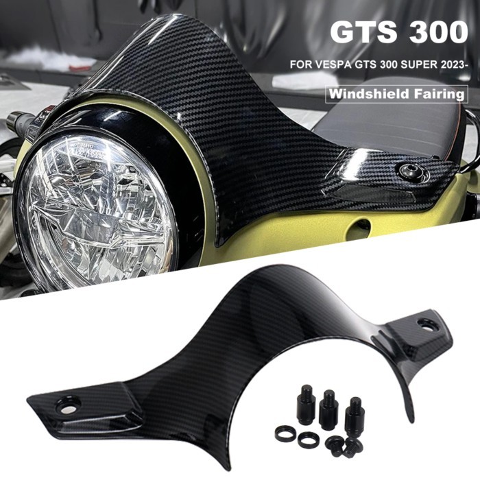 New For Vespa GTS 300 gts 300 Super GTS300 2023 2024 Motorcycle Accessories Sports WindScreen Winds