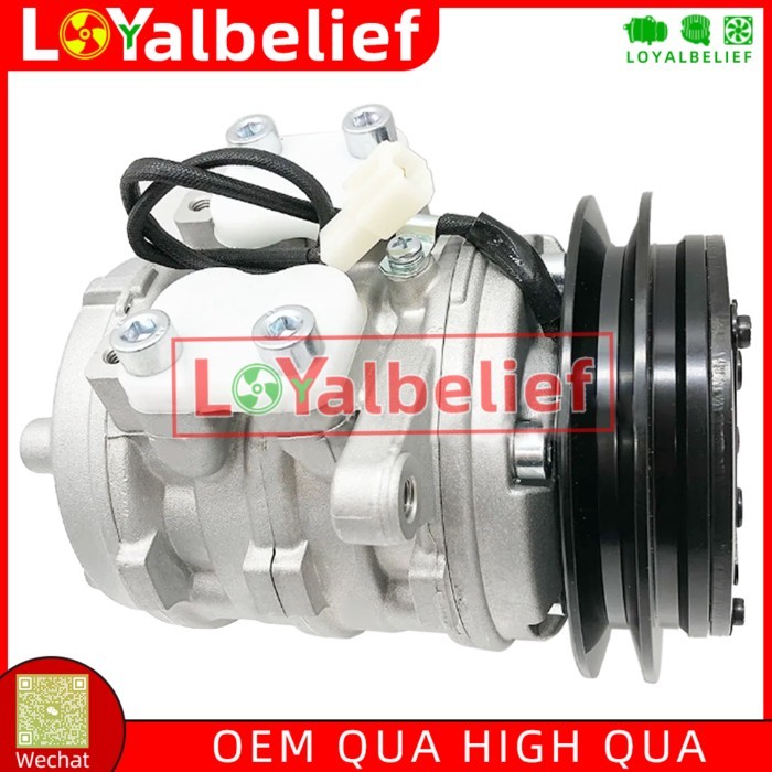 AC Compressor With Clutch For Kubota Heavy Duty Tractor M8200 M9000 U35-S2 DT-HSTC 10P08E 447200-74