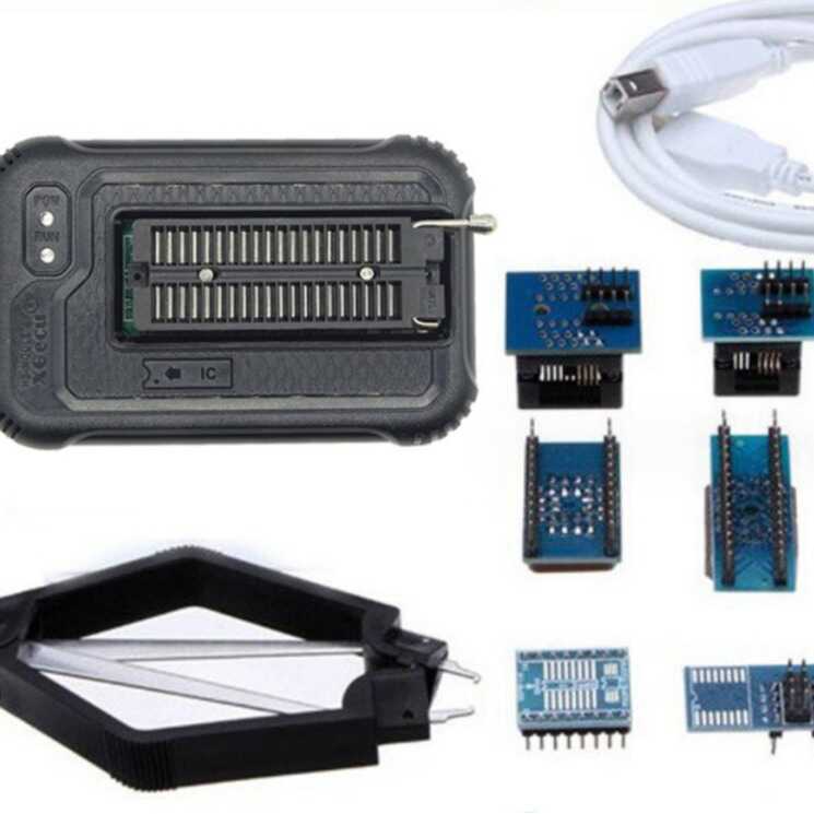 T48 TL866II รุ่นอัพเกรด Universal Programmer โน้ตบุ๊คเมนบอร์ดรถยนต์ EC Bios 9 ที่นั่ง