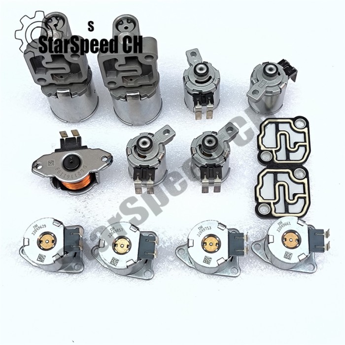 DQ250 02E DSG 6-Speed Transmission Valve Solenoids Kits 02E325025AJ 02E321371E For A3 Q3 Seat Toura