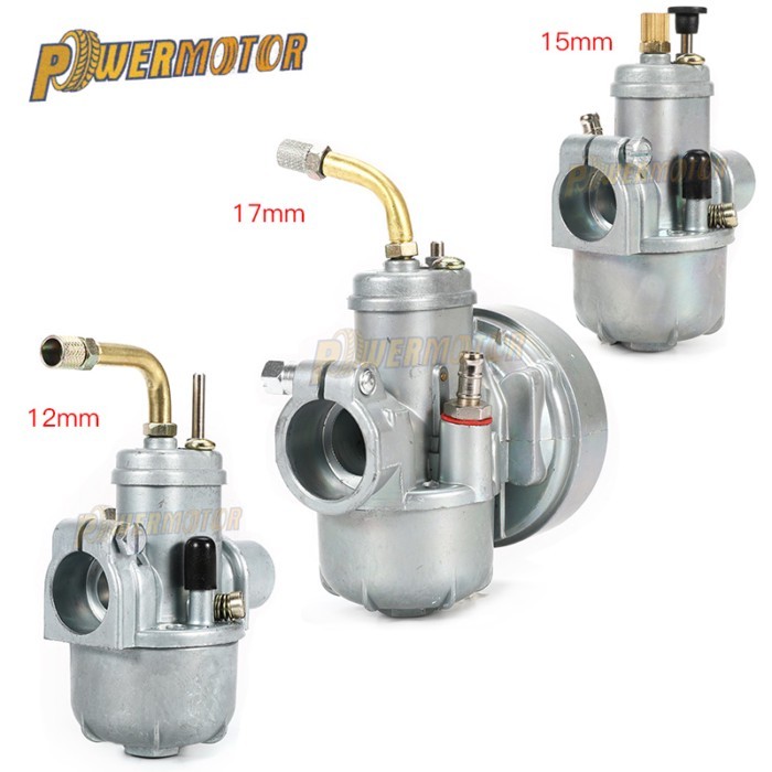 Motorcycle Carburetor For Puch Maxi Bing Carburetor 17 15 12 12mm 15mm 17mm Carb Stock E50 50cc Min