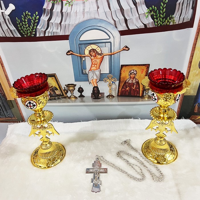 Jesus Statue Crucifix Pendants Orthodox Cross Necklace Pectoral Chain Catholic Religious Jewelryкул