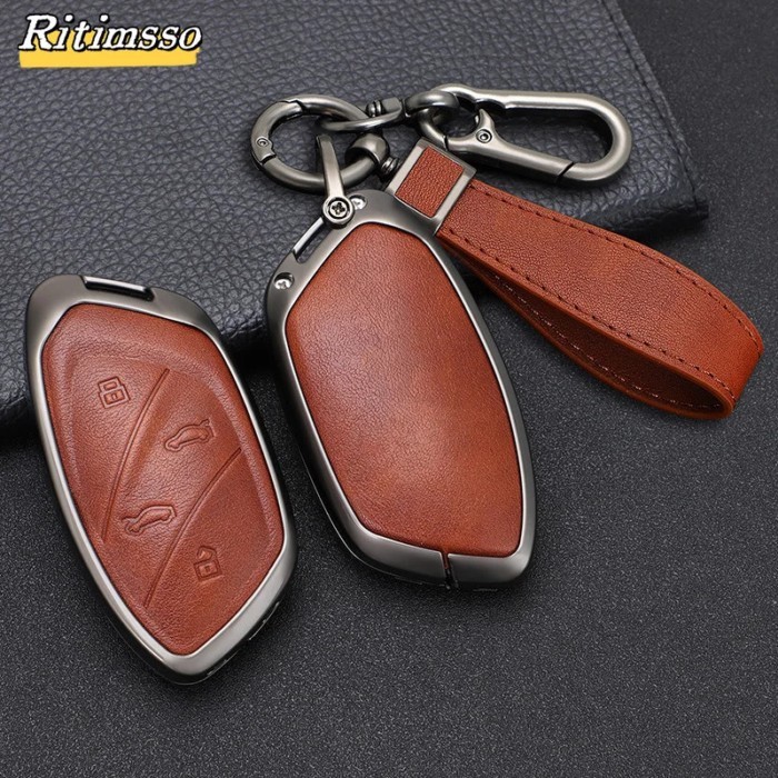 Alloy+TPU Car Remote Key Case Cover Shell Keychain for Roewe RX5 I6 I5 RX3 RX8 ERX5 MG ZS EV MG6 EZ