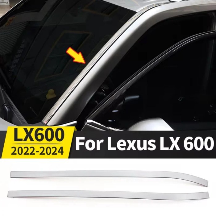 Foreside Windscreen Decorative Strip For 2022 2024 Lexus LX600 LX 600 Exterior Accessories upgraded