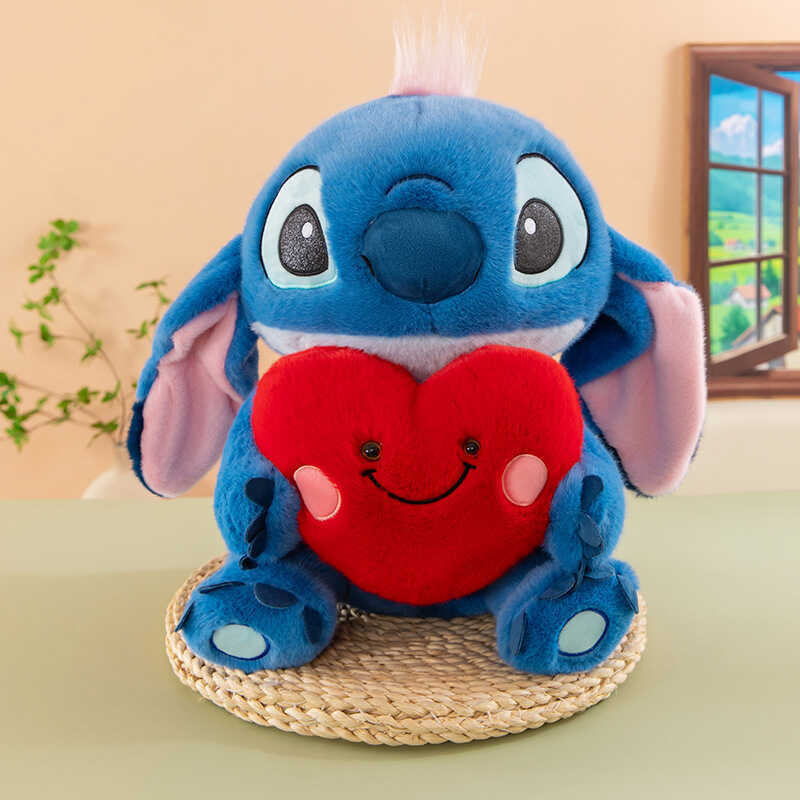 Omin ตุ๊กตา Hug Heart Stitch ตุ๊กตา Stitch ตุ๊กตาตุ๊กตาตุ๊กตาหมอนตุ๊กตา Stitch