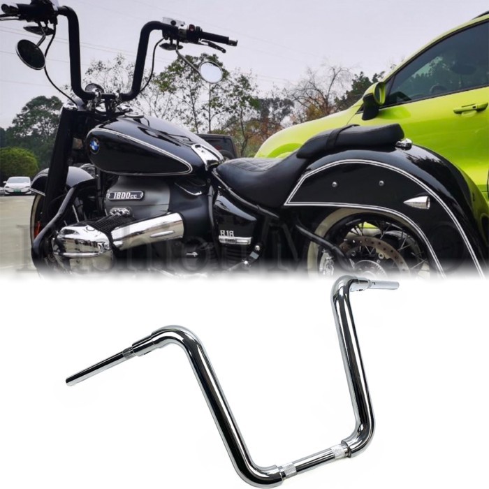 Motorcycle 1-1/2 inch 38mm ape handlebars to 1 inch bar For BMW R18 Motorcycle Steering Wheel 7/8"