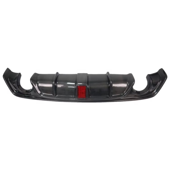 Q60 Carbon LED Diffuser for Infiniti Q60s Carbon Fiber Rear Diffuser  2017+ Perfect Fitment High Qu