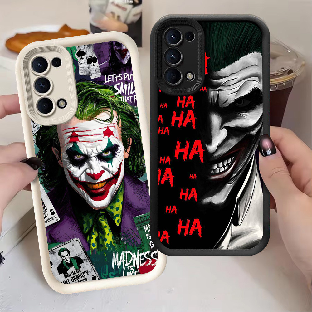G-73 Joker Casing สําหรับ OPPO Reno 6 4 5 Find X3 Lite 5G สีดําและสีขาว