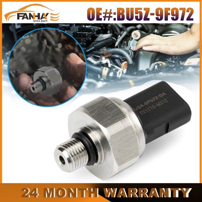 BU5Z-9F972 BU5A-9F972-BA BU5A9F972BA Fuel Rail Pressure Sensor For Ford Escape F-150 Edge Flex Focu