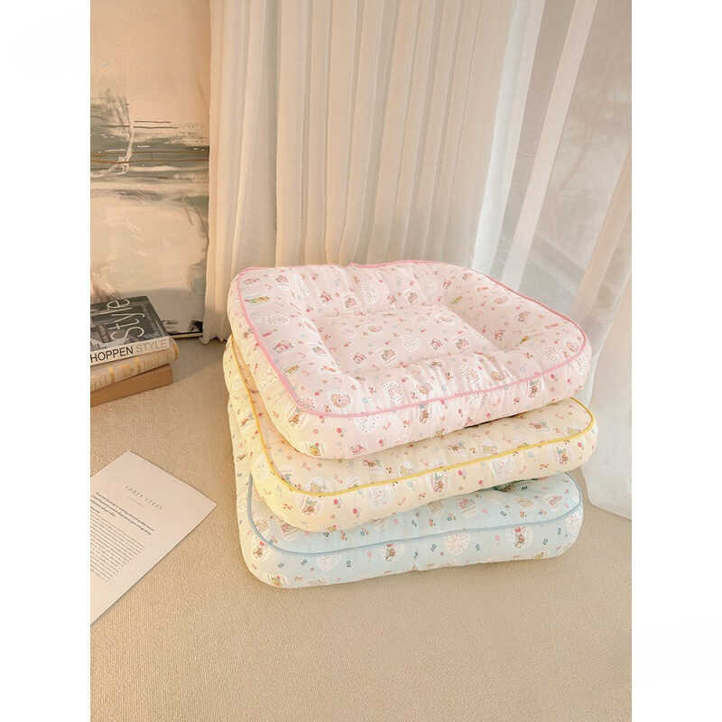 สุนัข Qimei Mat Cat Sleeping Mat Puppy Rabbit Four Seasons Universal Floor Mat Trading Company Pet M