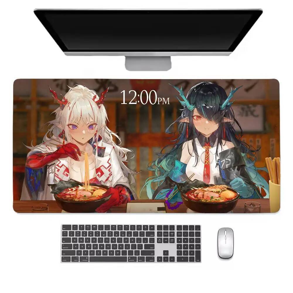 Arknights Dusk Mouse Pad คีย์บอร์ดเมาส์ stitch แผ่นรองเมาส์,แผ่นรองโต๊ะ,อุปกรณ์เสริมสําหรับเล่นเกม,ช