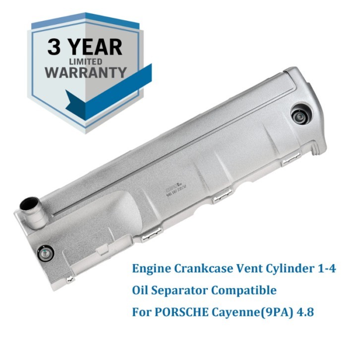 Engine Crankcase Vent Cylinder 1-4 Oil Separator Compatible 94810723552 For PORSCHE Cayenne (9PA) 4