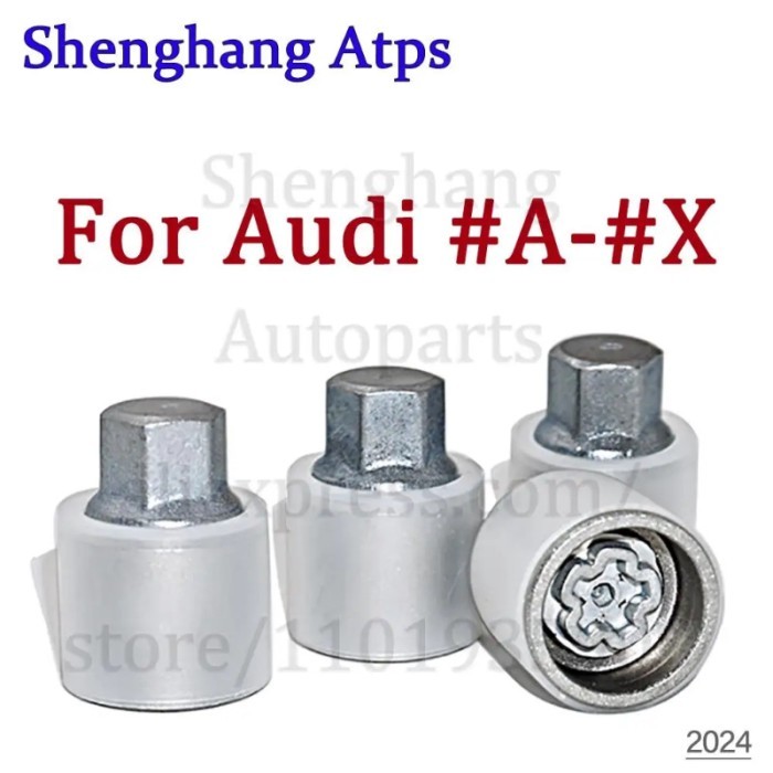 #M - #X For Audi A3 A4 A6 Q5 Q7 Q3 Car Tire Anti-Theft Screw Removal Tool Socket Wrench Disassembly