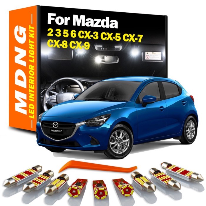 MDNG Canbus LED Interior Light Kit For Mazda 2 3 5 6 CX-3 CX-5 CX-7 CX-8 CX-9 CX3 CX5 CX7 CX8 CX9 1