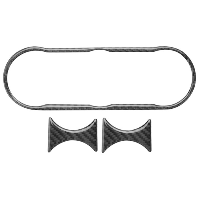 For Mazda MX-5 Miata Roadster Carbon Fiber Air Conditioning Buttons Frame Trim Sticker 2016+ MX5 ND