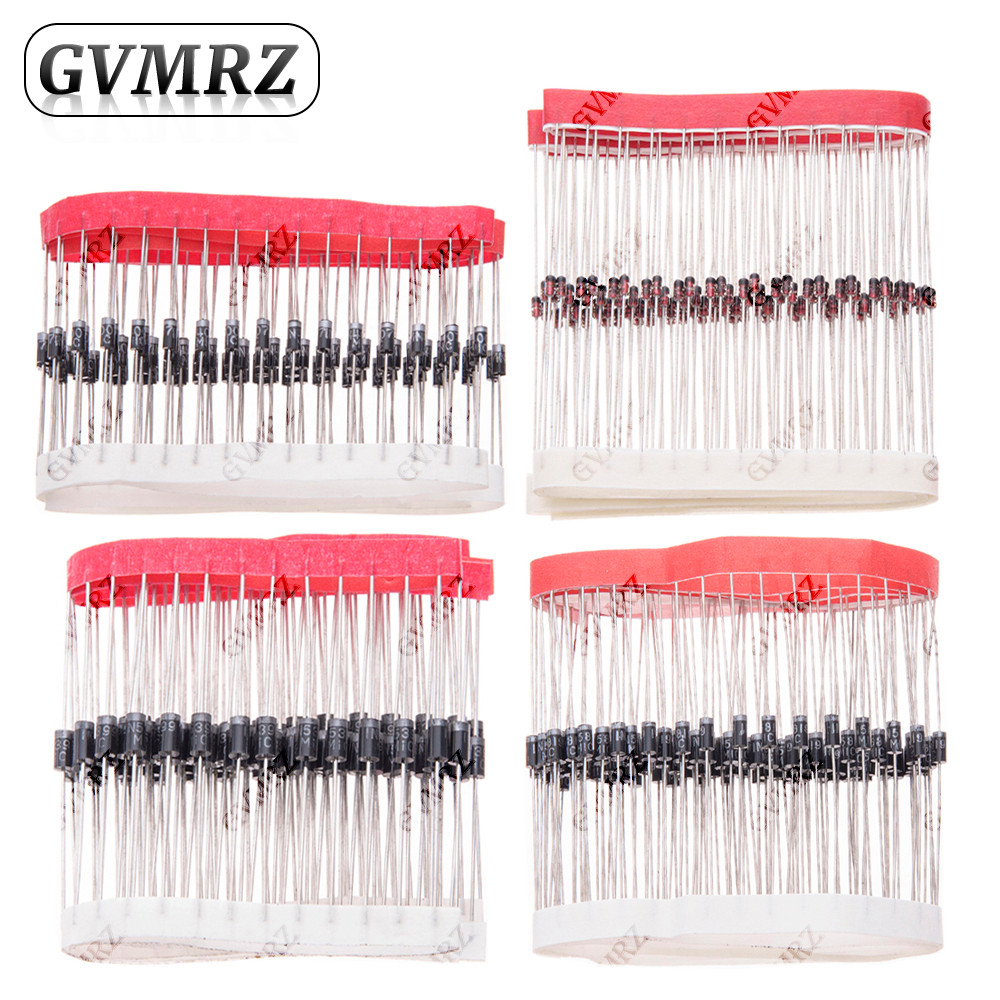 1000PCS 1N Series Rectifier/Schottky Diode 1N5359B 1N60 1N914 Assortment Encapsulated Diode 1N4007 4