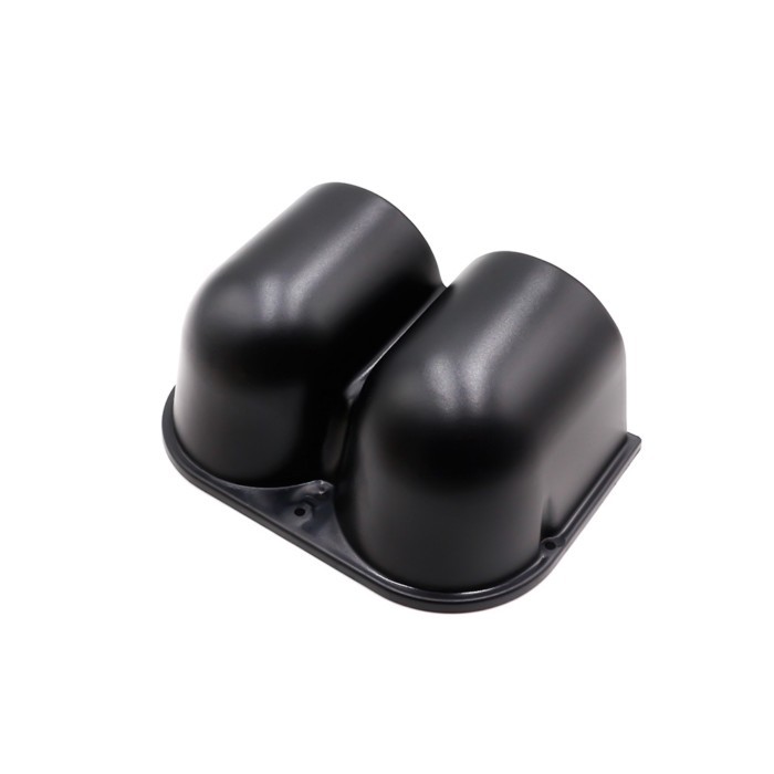 2";52mm Black color Double Gauge Dash Mount dual gauge pod Gauge Holder Gauge Pod Meter Pod