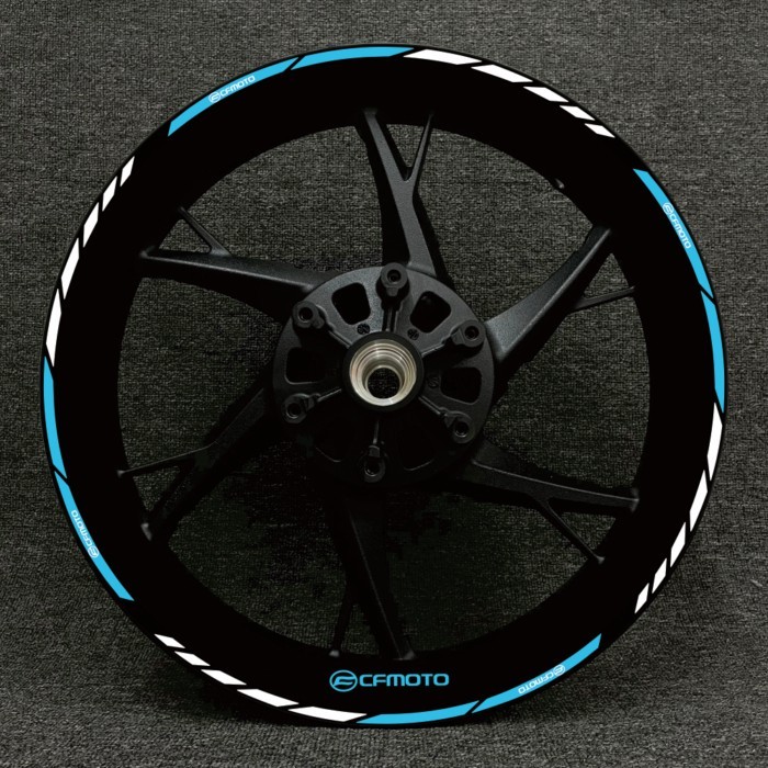 Spring Breeze 150NK 250SR 300NK 300SR 400NK 400GT 650NK 650GT 650MT Motorcycle Wheel Stickers 17 in