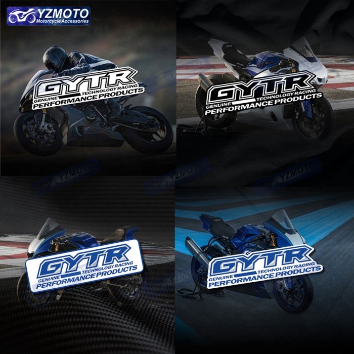 For YAMAHA Motorcycle GYTR YZF R1 R1M R3 R6 R7 Body Stickers Windshield Track Sponsor Reflective Wa