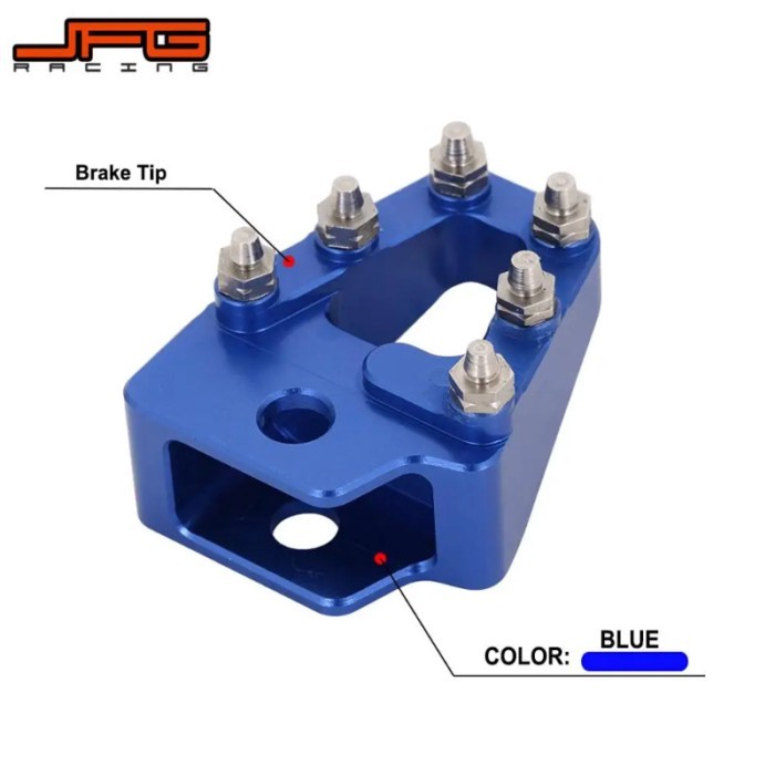 Motorcycle CNC Brake Pedal Step Plate For YAMAHA TTR125 TTR225 TTR230 TTR250 XT225 XT250 XT350 XT55